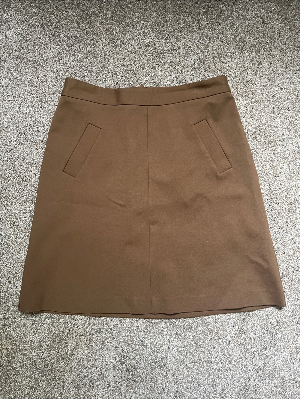 Mario Serrani Brown A-Line Skirt